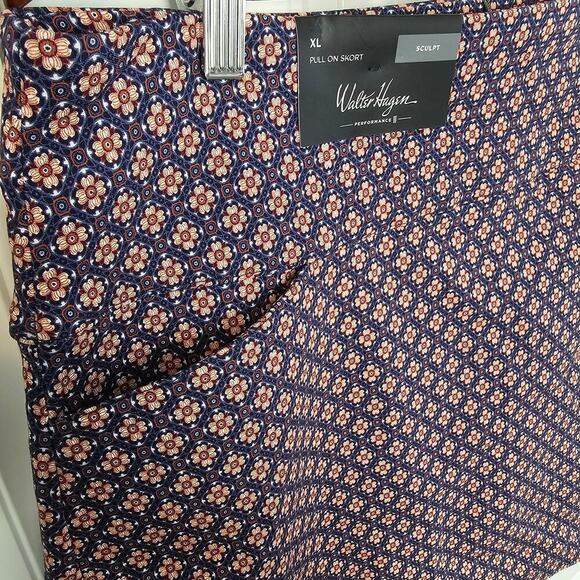 Walter Hagen Golf Skort Wormens Size XL Pull On Sculpt Athleisure Purple Floral - Picture 7 of 11